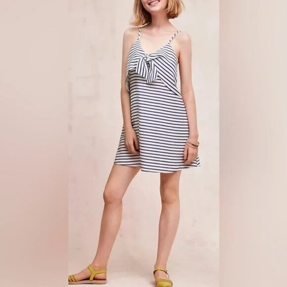 Anthropologie Ahoy Swing Dress in Sz Small - Picture 1 of 8